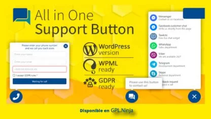 allinone-support-button-416x234.jpg All in One Support Button + Callback Request. WhatsApp, Messenger, Telegram, LiveChat and more… - Imagen 1