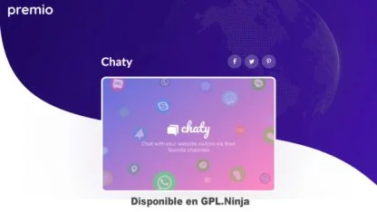 Chaty Pro – Chat With Your Website Visitors Via Their Favorite Channels