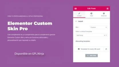 Elementor Custom Skin Pro
