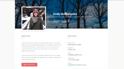 Emily Plantilla Elementor Pro