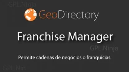 GeoDirectory Franchise Manager