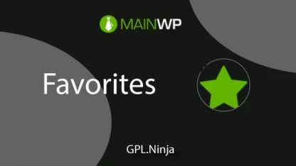 MainWP Favorites