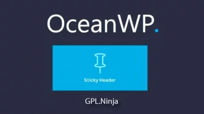 OceanWP Sticky Header
