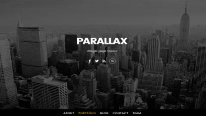 Parallax Tema
