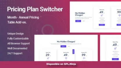 Ultimate Pricing Plan Switcher Addon for Elementor