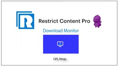 Restrict Content Pro – Download Monitor