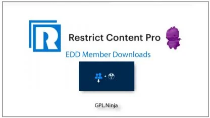 Restrict Content Pro – EDD Member Downloads
