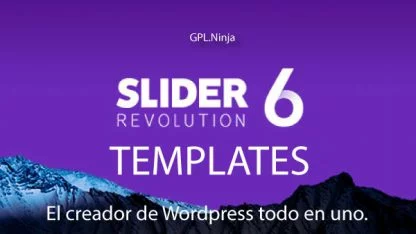 Slider Revolution Templates