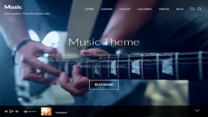 Themify Music Tema