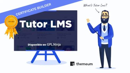 Tutor LMS Certificate Builder