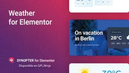 Synopter – Weather for Elementor