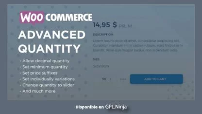 WooCommerce Advanced Quantity