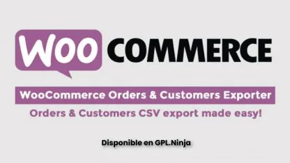 WooCommerce Orders & Customers Exporter