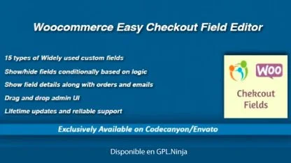 WooCommerce Easy Checkout Field Editor
